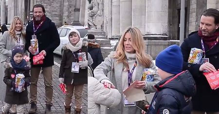 Rozenek z Majdanem i synami zbiera pieniądze na WOŚP