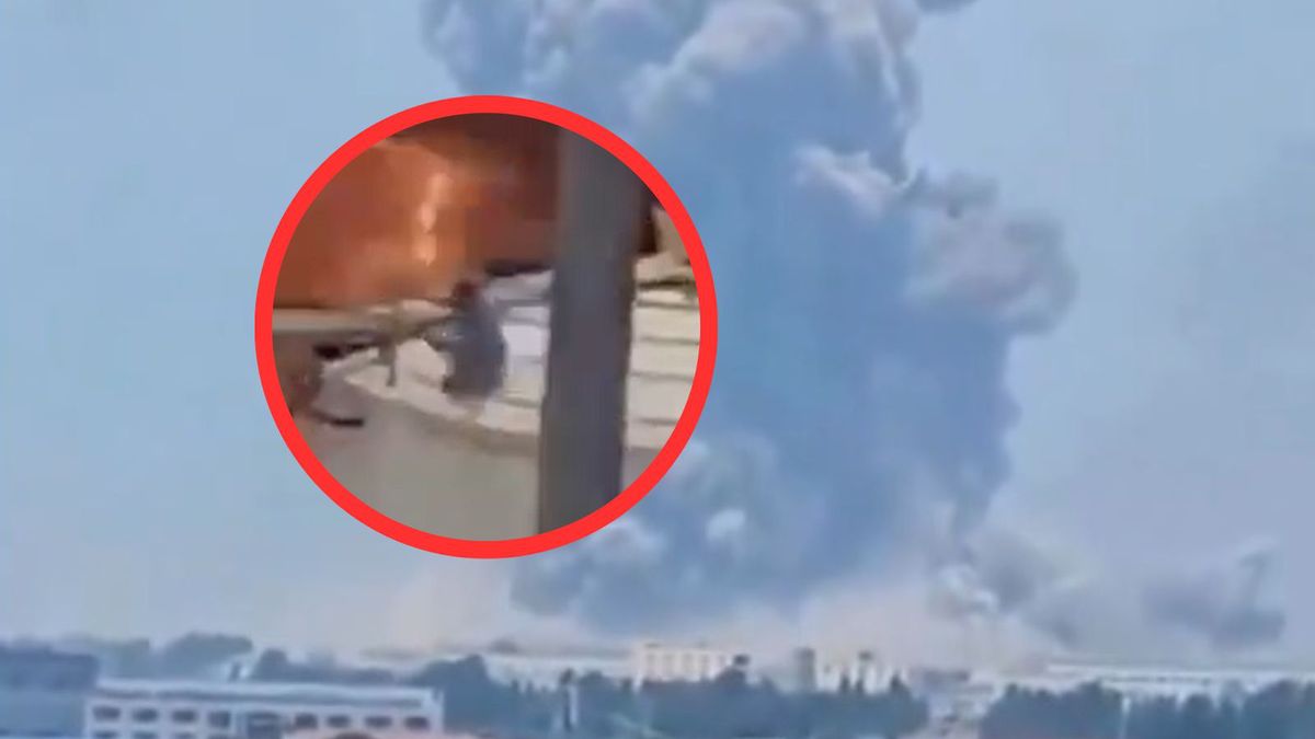 Wybuch w Chinach. Pracownik cudem uniknął śmierci