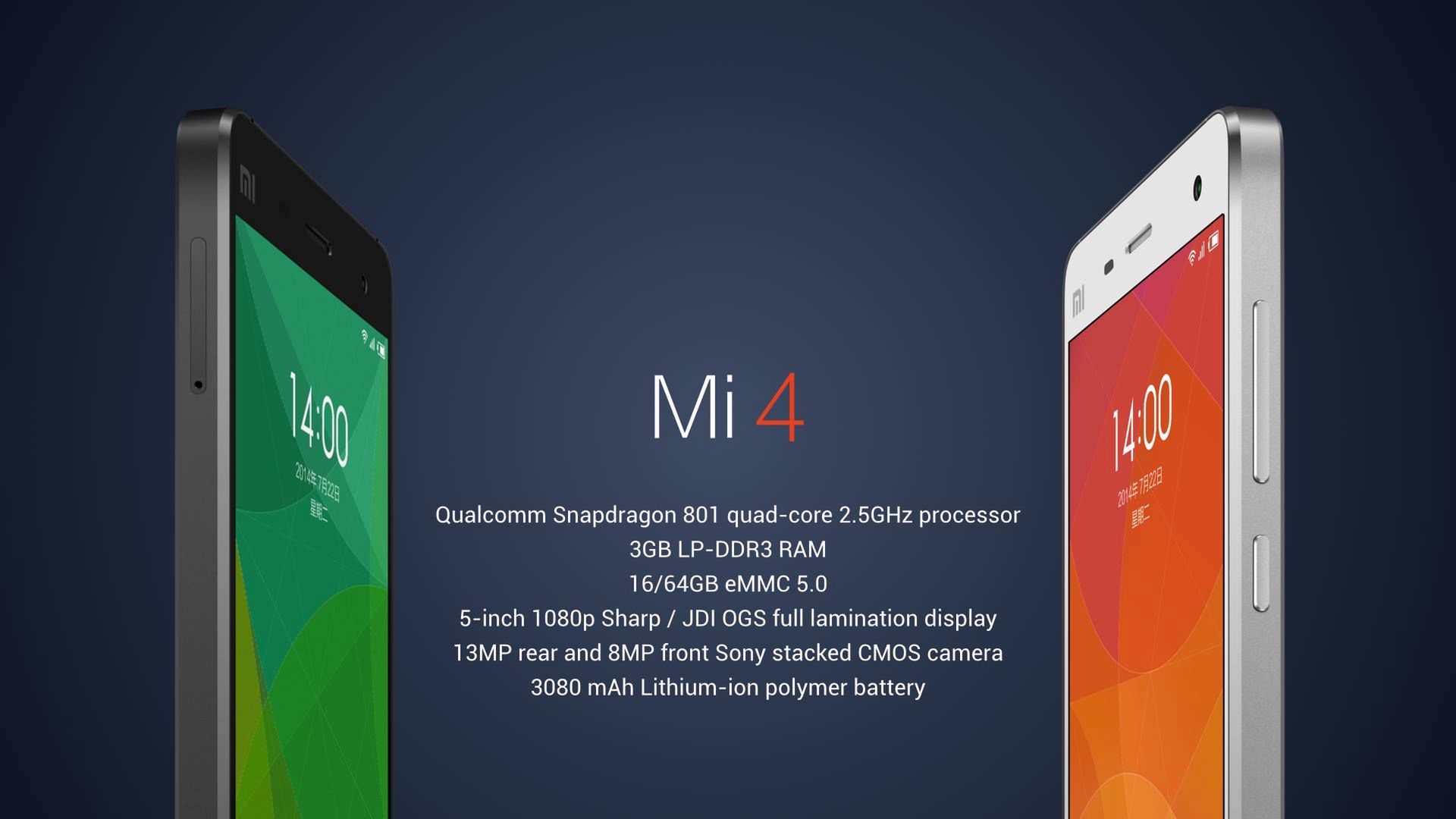 Xiaomi Mi 4 oficjalnie. Oto "najszybszy smartfon na świecie" 2