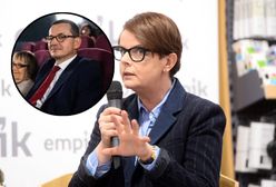 Koronawirus. Korwin Piotrowska wytyka brak maseczki u premiera Morawieckiego. Porównała go do Toma Cruise'a