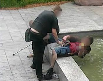 Sceny w Łodzi. Zapis z monitoringu potwierdził rysopis