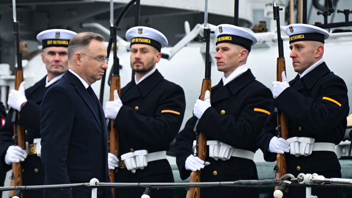 Andrzej Duda na święcie Marynarki Wojennej 