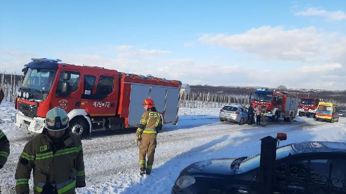 Zdjęcie z miejsca zdarzenia