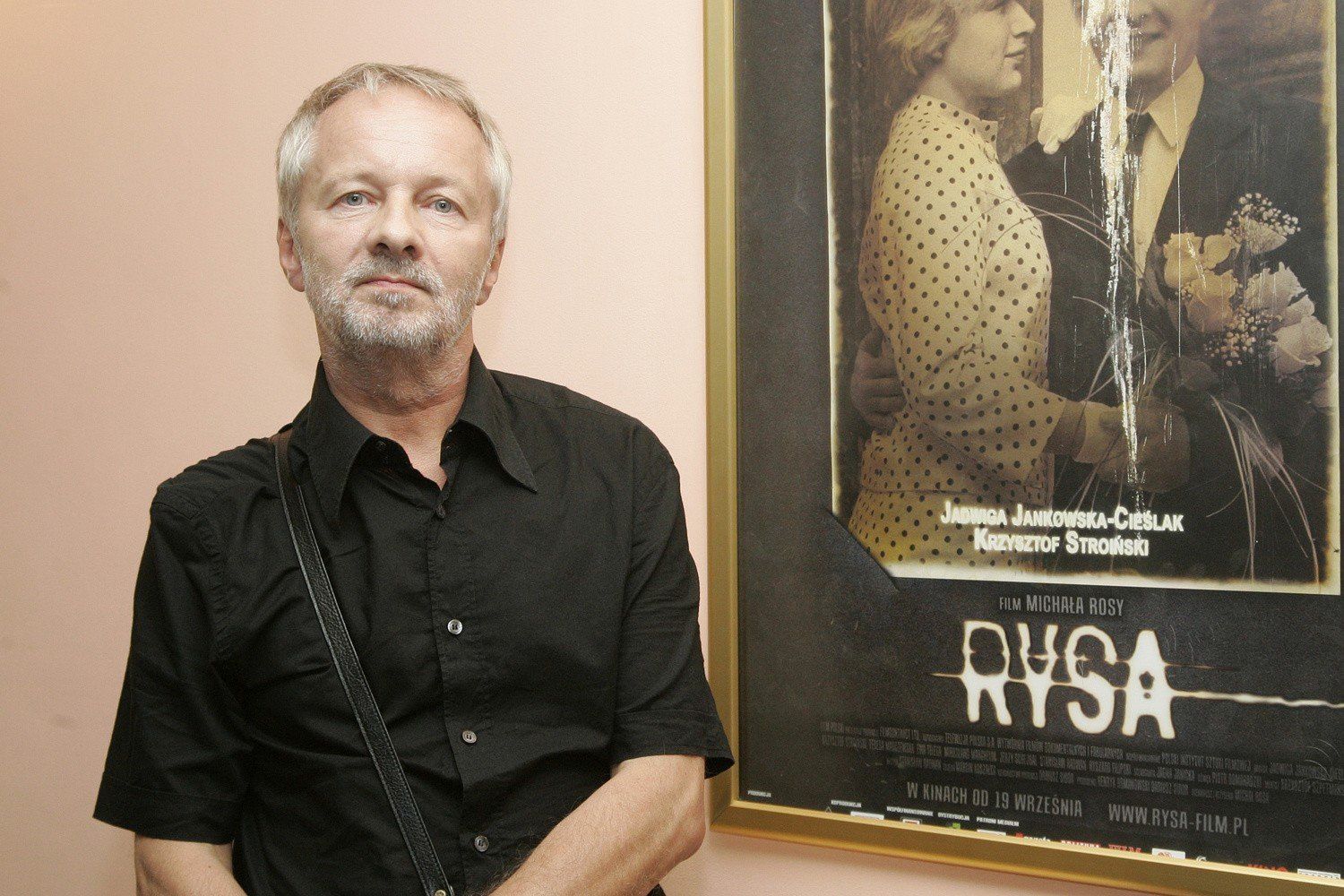 Krzysztof Stroiński na konferencji prasowej filmu &#34;Rysa&#34;. Rok 2008