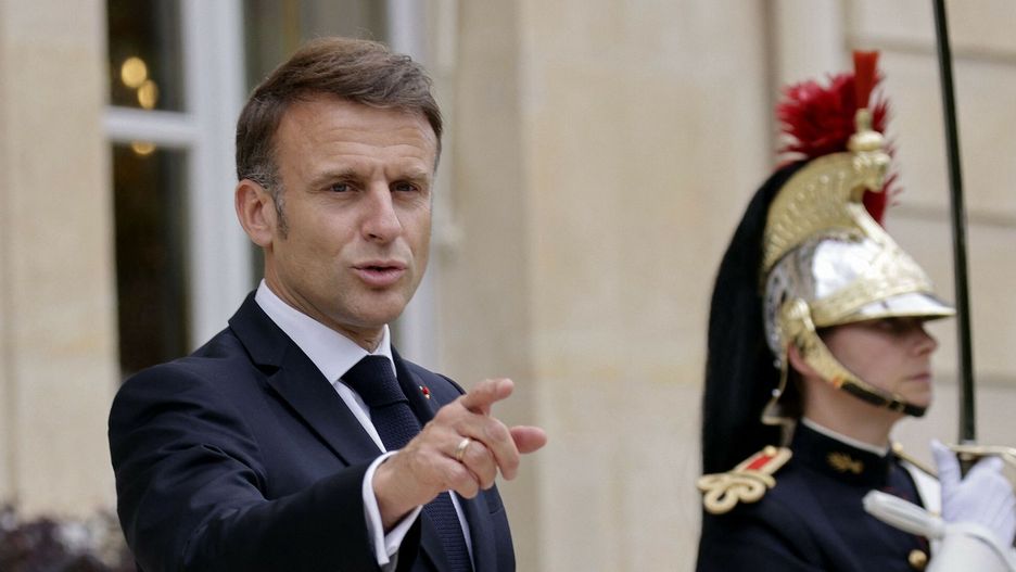Prezydent Emmanuel Macron