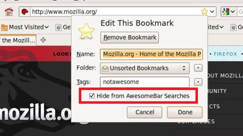 Jak sprawić, aby pasek adresu nie sugerował wybranych stron 1