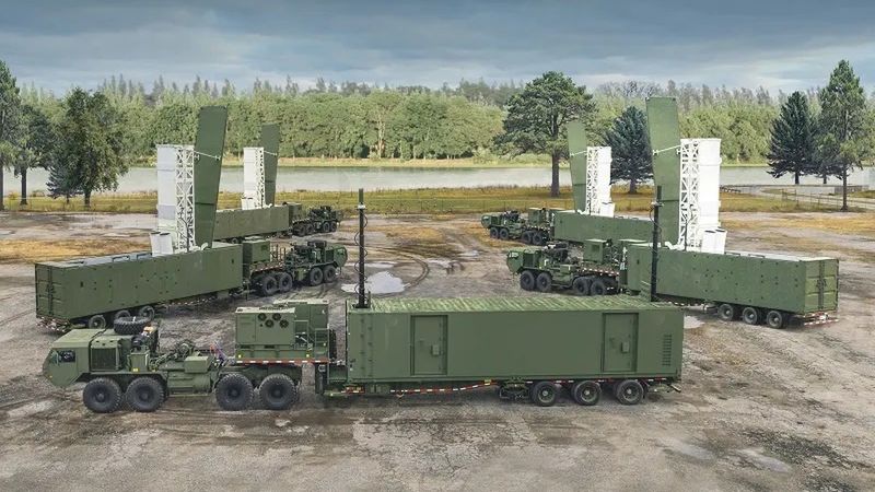 Wizualizacja systemu Typhon zdolnego do wystrzeliwania pocisków SM-6 i Tomahawk