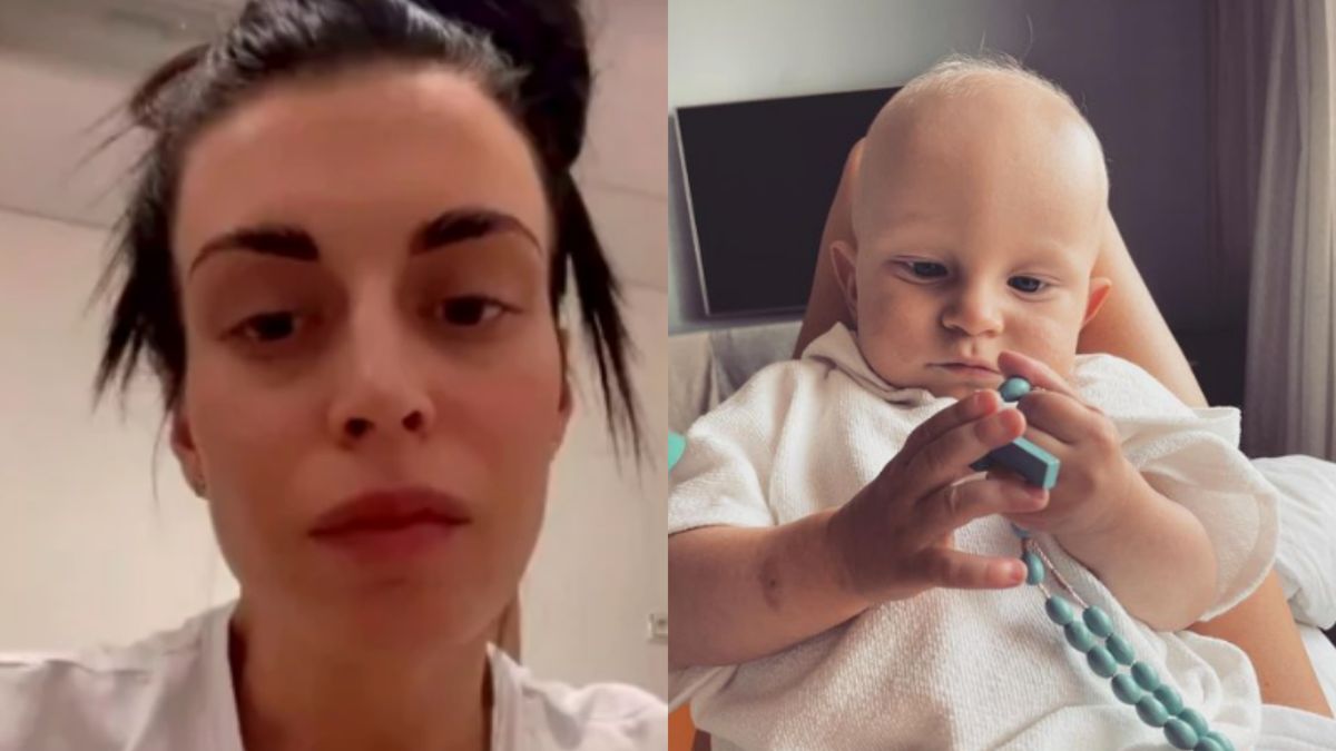 Magdalena Stępień i jej synek Oliwier 