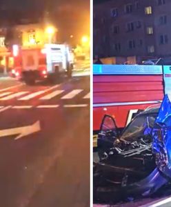 Jechali na sygnale, nagle huk. Wszystko się nagrało