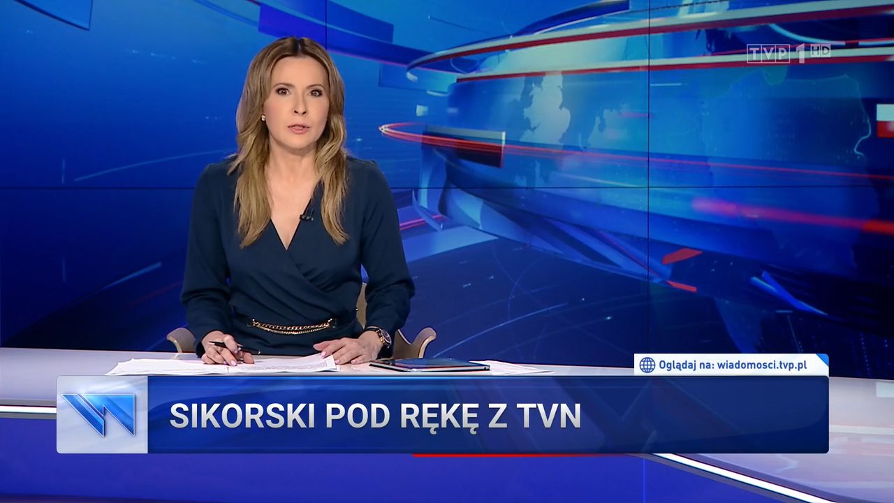 "Wiadomości" znowu uderzyły w TVN. Zwietrzyły globalny spisek