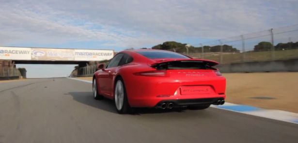 2012 Porsche Carrera S w akcji na torze Laguna Seca [wideo]