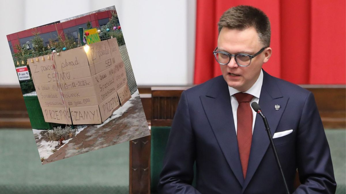 Zdjęcie sprzedawców choinek zawojowało sieć. 