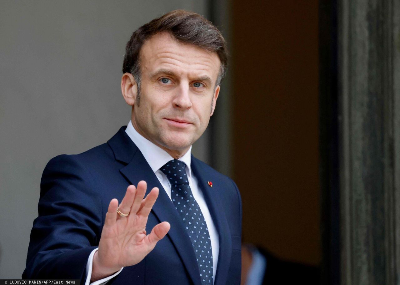 Macron odkrywa karty. "Rozważamy siły pokojowe w Ukrainie"