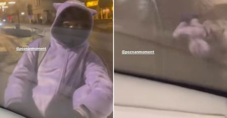 Tak jechał tramwajem. Bolesny finał. Nagranie obiega sieć