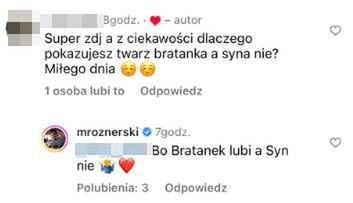 Mikołaj Roznerski odpowiedział fance 