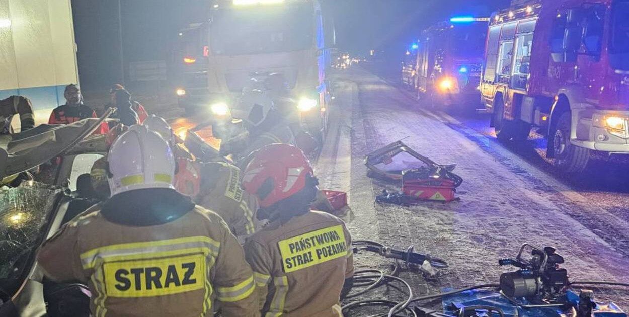 Poważny wypadek na DK11 w Budzyniu