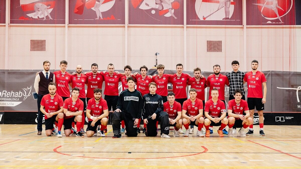 drużyna unihokeja AZS Politechnika Lubelska