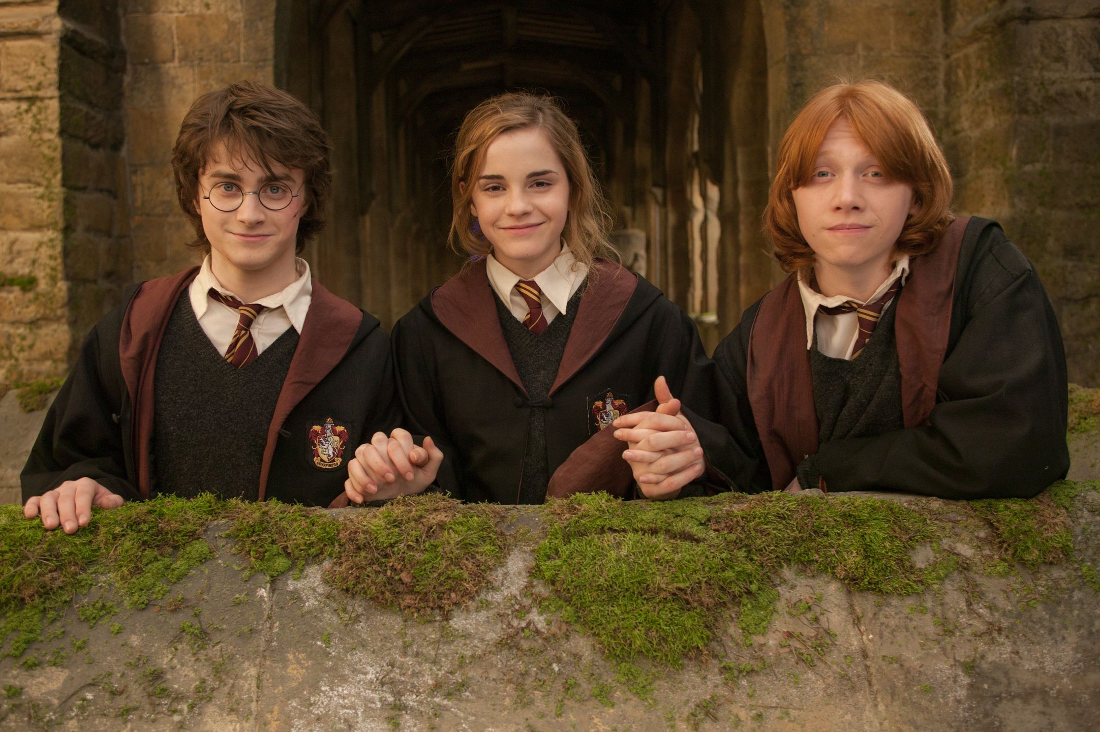 Daniel Radcliffe, Emma Watson i Rupert Grant 