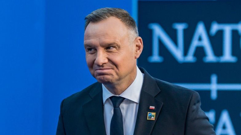 Andrzej Duda wybrał się w Kanadzie na mecz hokeja