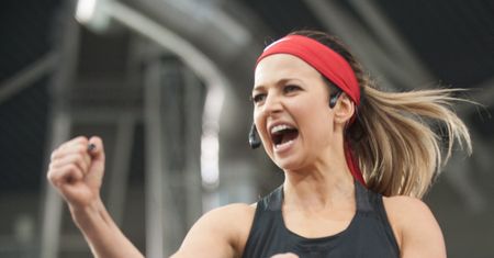 Anna Lewandowska nagrodziła swoją koleżankę za wytrwałość w treningach