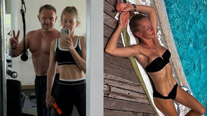 Edyta i Cezary Pazurowie eksponują umięśnione sylwetki