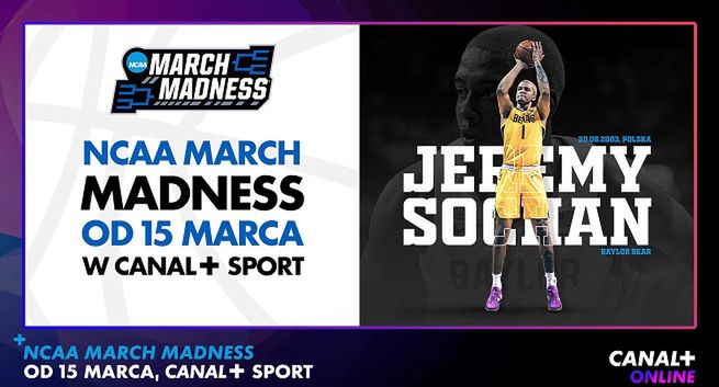 Canal+ pozyskał prawa do turnieju March Madness NCAA