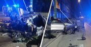 Koszmarny wypadek o północy. Auto uderzyło w słup, nie żyją dwie osoby