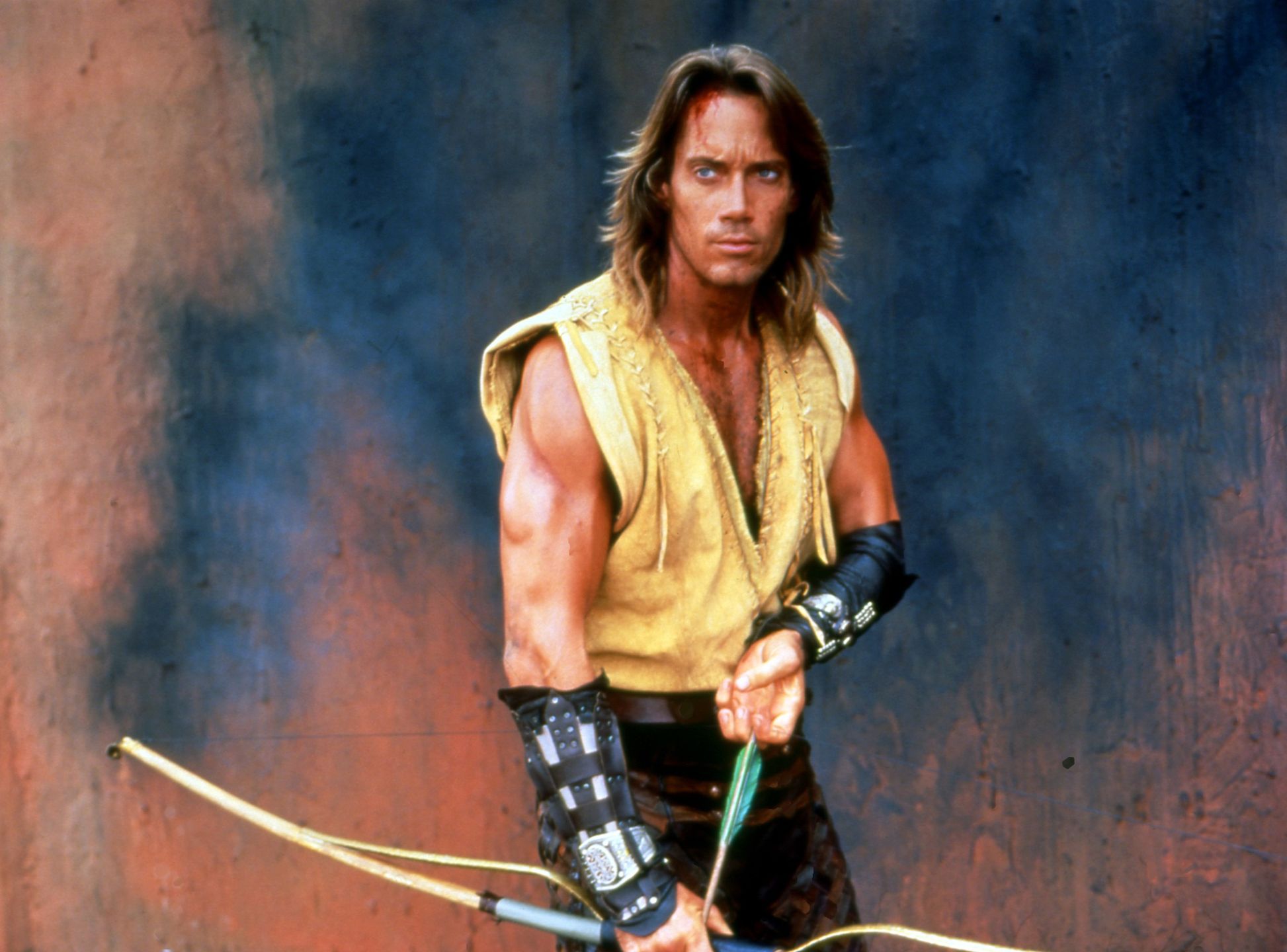 Kevin Sorbo w filmie "Herkules w królestwie podziemi", 1994 r.