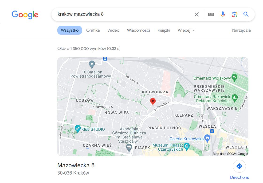 Jak przywrócić Google Maps w wynikach wyszukiwania?