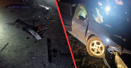 Rosjanie staranowali czołgiem auto. Byli kompletnie pijani i uciekli