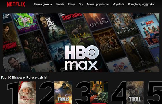 Fuzja Netfliksa i HBO Max. "Zabetonuje to dominację platformy w Polsce"