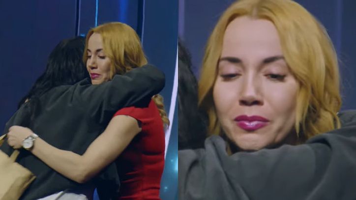 Pojednawczy gest na konferencji Clout MMA