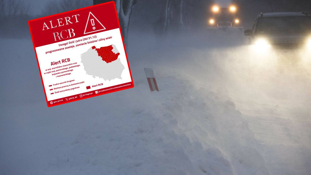 Najwyższy stopień ostrzeżeń IMGW.