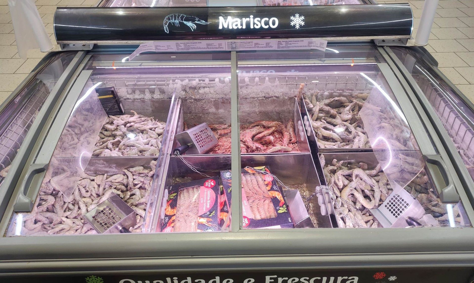 Owoce morza w portugalskim Lidlu