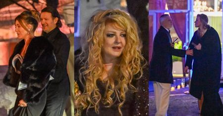 Kulisy balu TVN: rozchichotani Majdanowie, mroczna Magda Gessler i pokłóceni (?) Żebrowscy