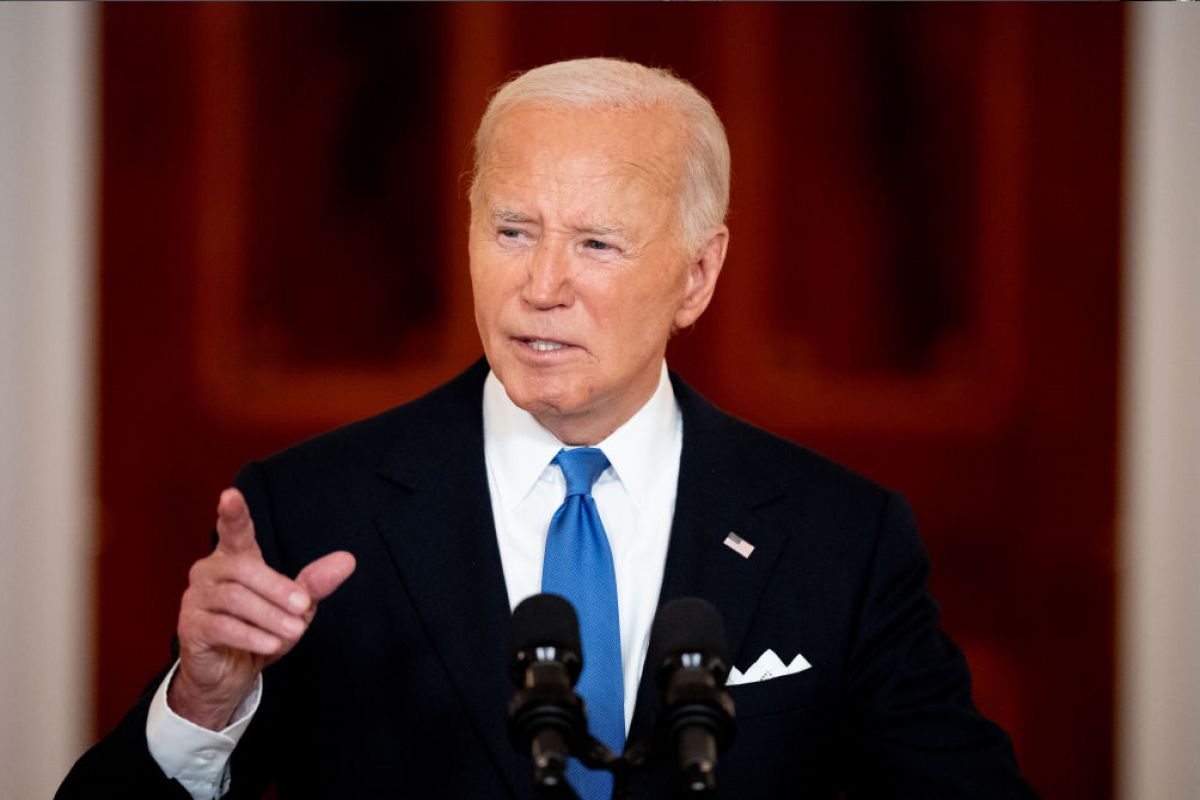 "Zapytaj swojego brata w Polsce". Joe Biden nagle zwrócił się do dziennikarki