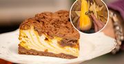 Sernik zebra z dyniowym akcentem. Ciasto, które stanie się hitem tej jesieni