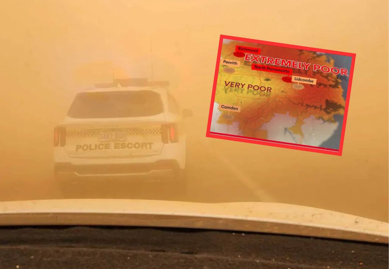 Sceny jak w apokalipsie. Burza pyłowa uderza w Sydney. Tego się nie spodziewali