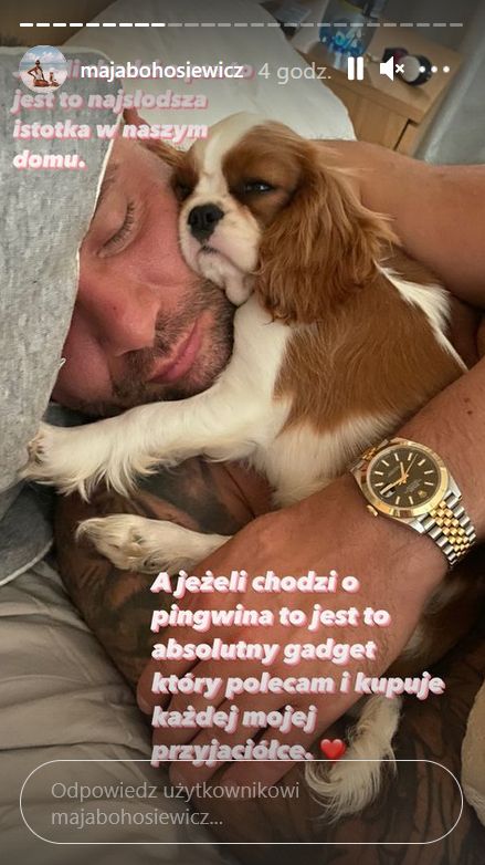 Screen z InstaStories Mai Bohosiewicz