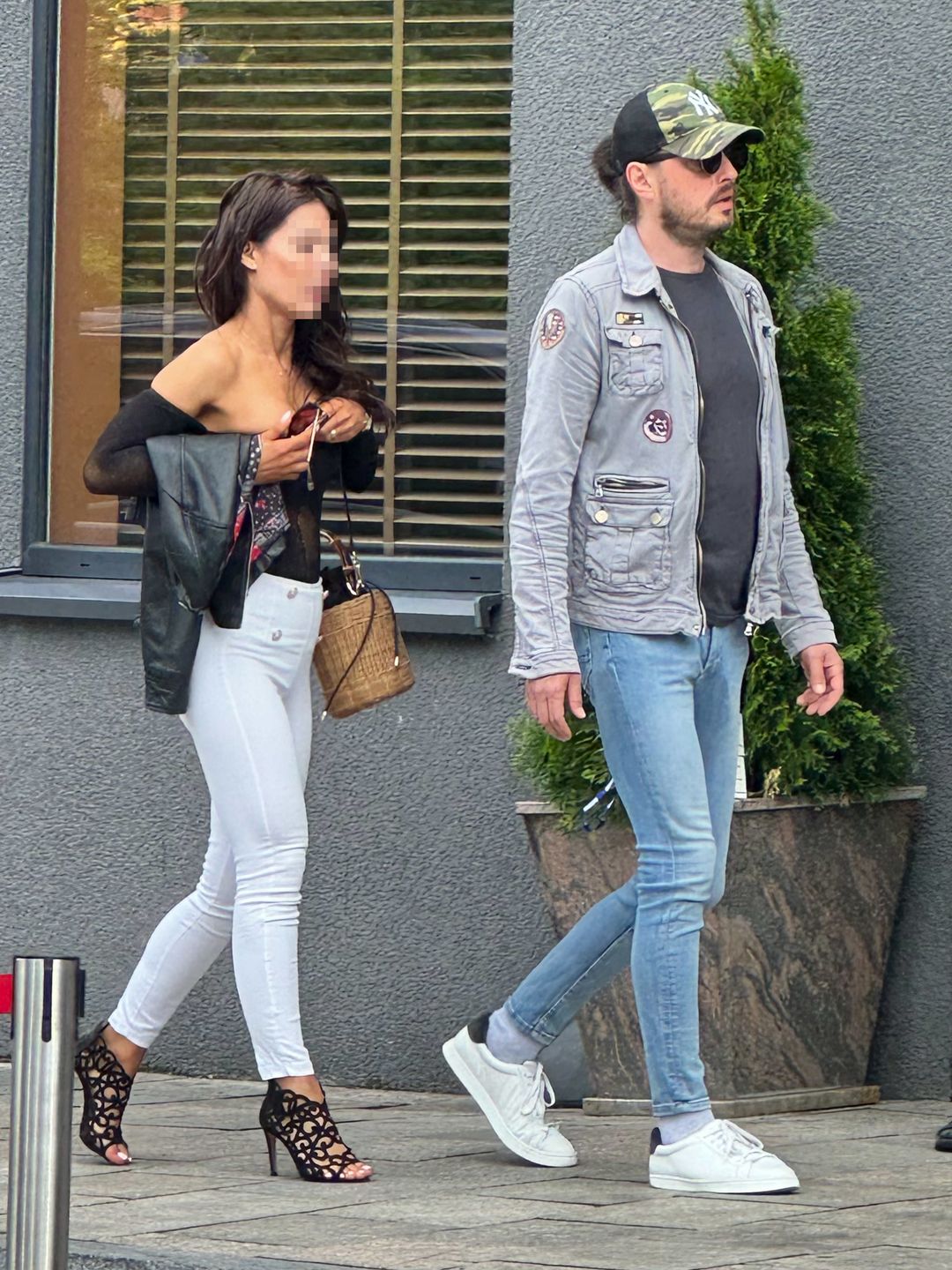 Piotr Cugowski z partnerką