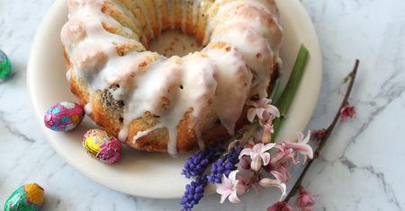 Babka cytrynowa w wersji fit. Lukier z cukru brzozowego