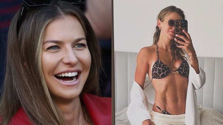 Anna Lewandowska pręży się przed lustrem