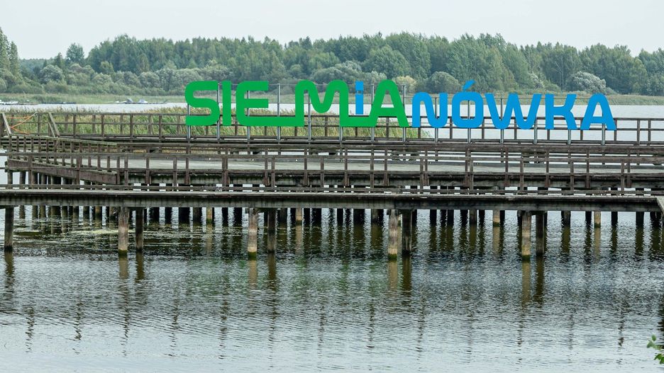 Plaża w Bondarach nas Siemianówką