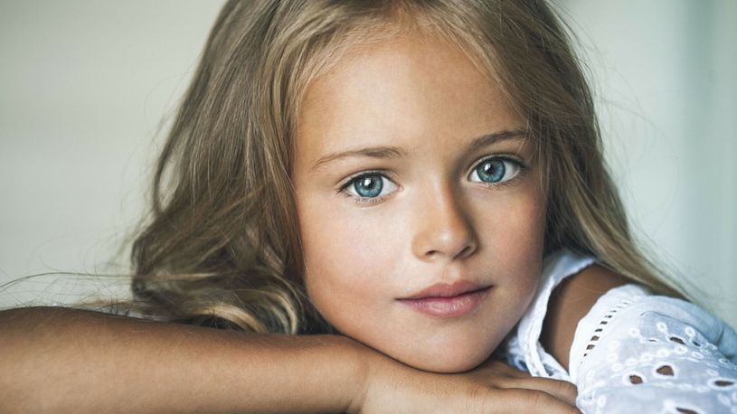 Kristina Pimenowa jako dziecko