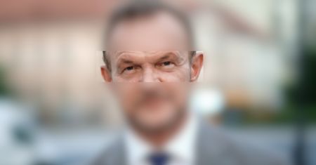 Pokazujemy tylko fragment twarzy. Który polski aktor jest na zdjęciu?