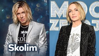 Skolim i jego włosy do ramion pozdrawiają z sylwestrowego plakatu. "Króla latino" pomylono z... Anną Wyszkoni