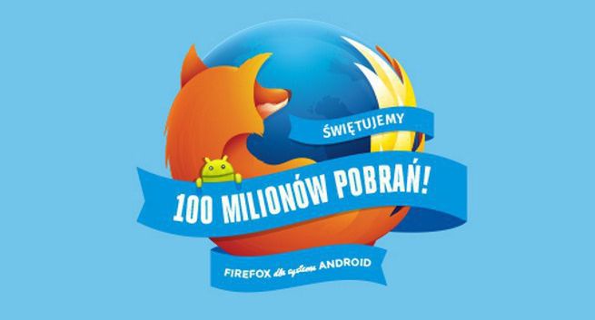 100 mln pobrań Firefox na Androida