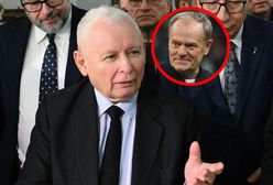 Tusk życzy zdrowia Kaczyńskiemu. Zebrani odpowiedzieli śmiechem