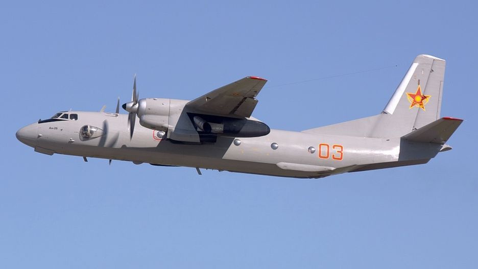 Kazachstan. Katastrofa An-26 w pobliżu Ałmaty. Na zdjęciu AN-26 należący do kazachskiej armii