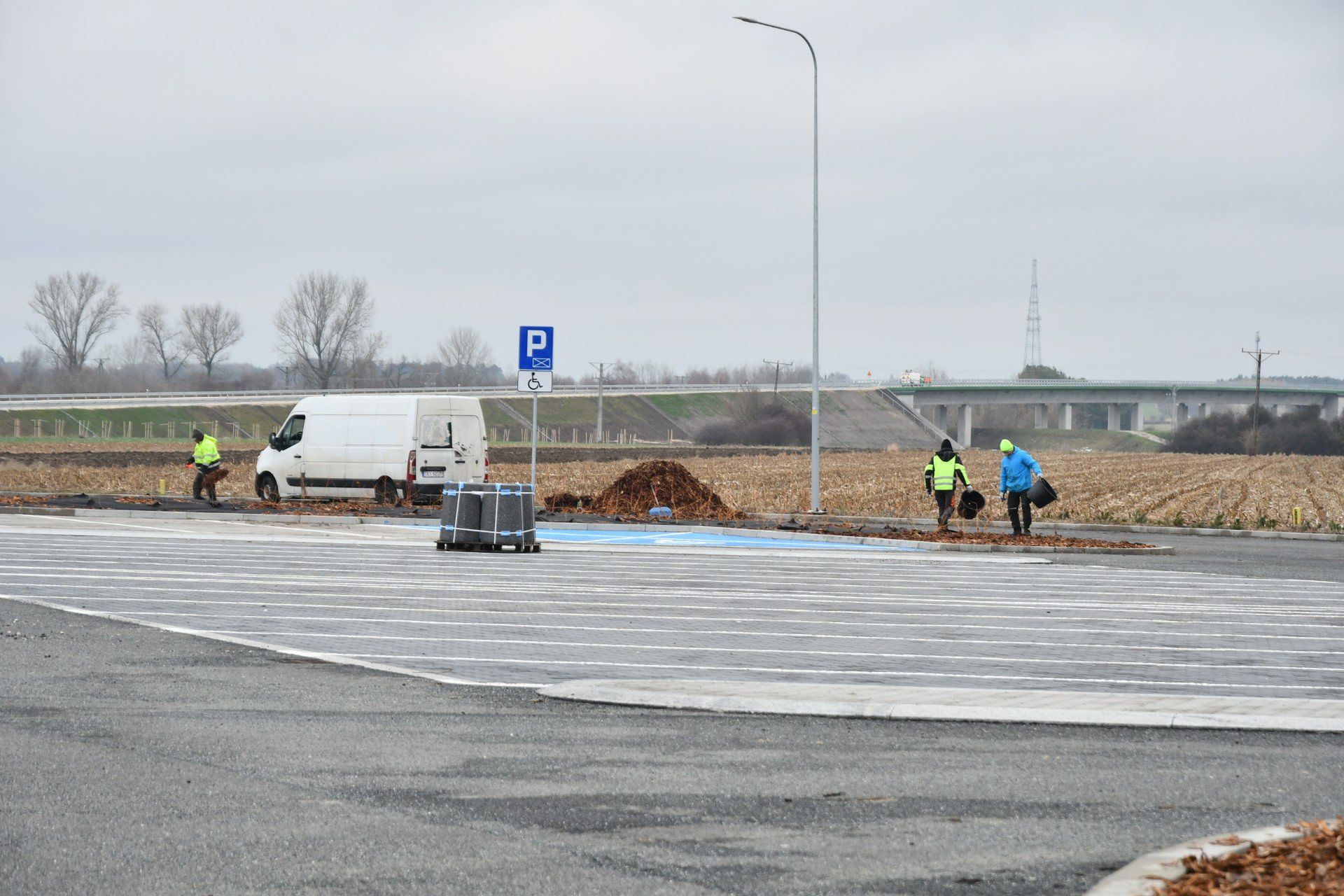 Miejsce obsługi podróżnych niedaleko Winar. To tu, 10 grudnia, odbędzie się wielkie otwarcie obwodnicy. 